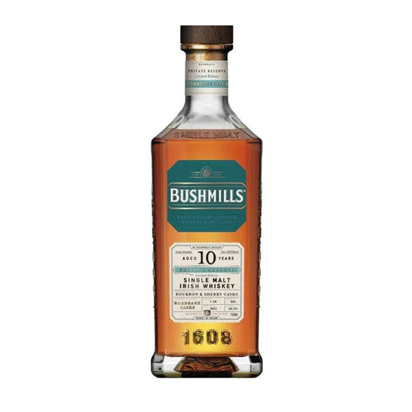Bushmills 10 Year Irish Whiskey (750Ml)