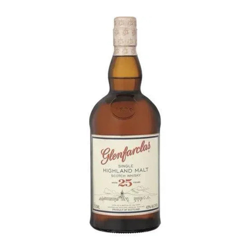 ウイスキー Glenfarclas 25 Years Highland Malt Glenfarclas 25 Year Old Scotch Whisky - Rich, Complex, Exquisite