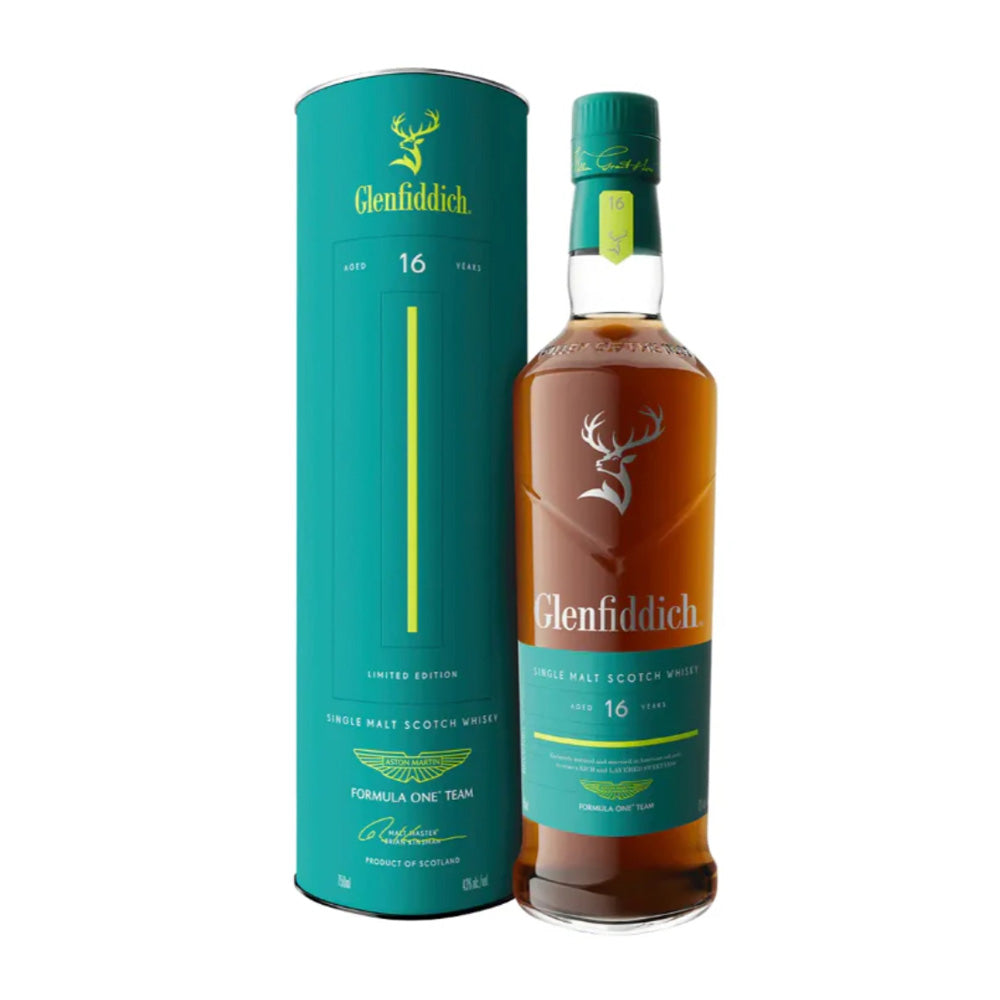 Glenfiddich 16 Year Single Malt Scotch Whisky F1 Aston Martin
