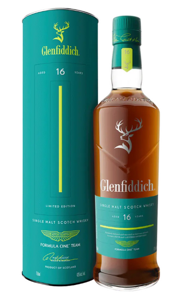 Glenfiddich 16 Year Single Malt Scotch Whisky F1 Aston Martin Limited Edition (750Ml)