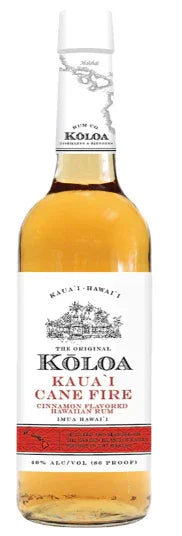 Koloa Kaua'i Cane Fire Cinnamon Rum | Bold Hawaiian Spiced Rum