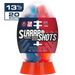 Slrrrp Shots Football - Red & Blue 20 Count