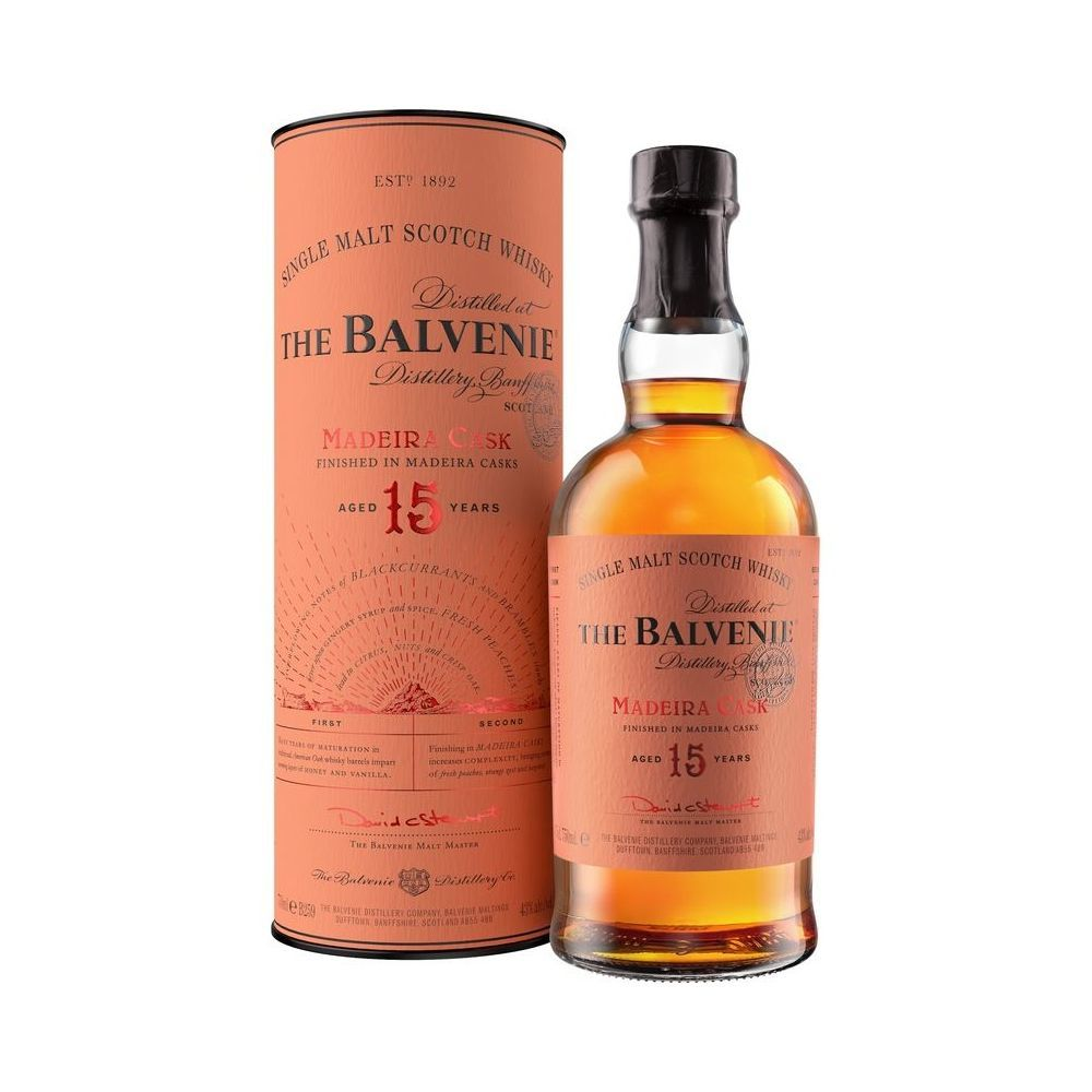 M[希少·未開封] THE BALVENIE 10·12·15年 シングルモルト The Balvenie 15 Year Madeira Cask (750Ml) - $599.99 - $125 Free