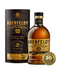 Aberfeldy 18 year Scotch Whiskey (750ml)