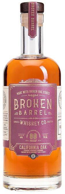 Broken Barrel California Oak Bourbon Whiskey (750ml)