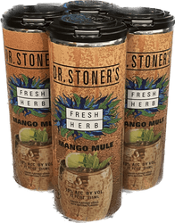 Dr. Stoner's : Fresh Herb Vodka Mango Mule (RTD) (4x12 Oz)