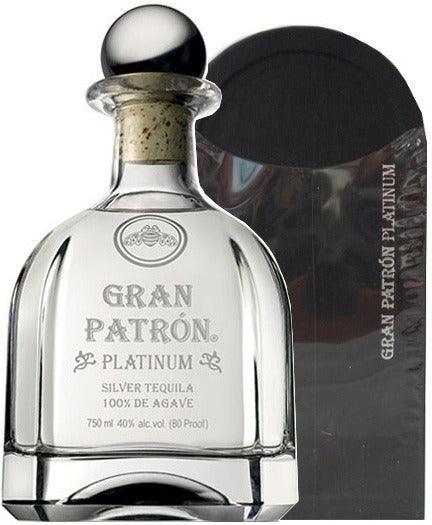 GRAN PATRÓN PLATINUM テキーラ 750ml 6箱　空き瓶2点 GRAN PATRÓN PLATINUM テキーラ 750ml 6箱 空き瓶2点