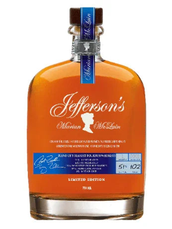 Jefferson's Marian McLain Limited Edition Bourbon - A Masterful Blend