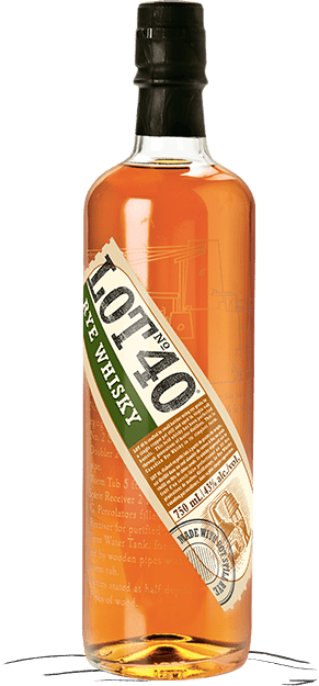 LOT NO. 40 RYE CANADIAN WHISKY (750 ML)