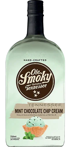 Ole Smoky Mint Chocolate Chip Cream: Decadent Whiskey Liqueur
