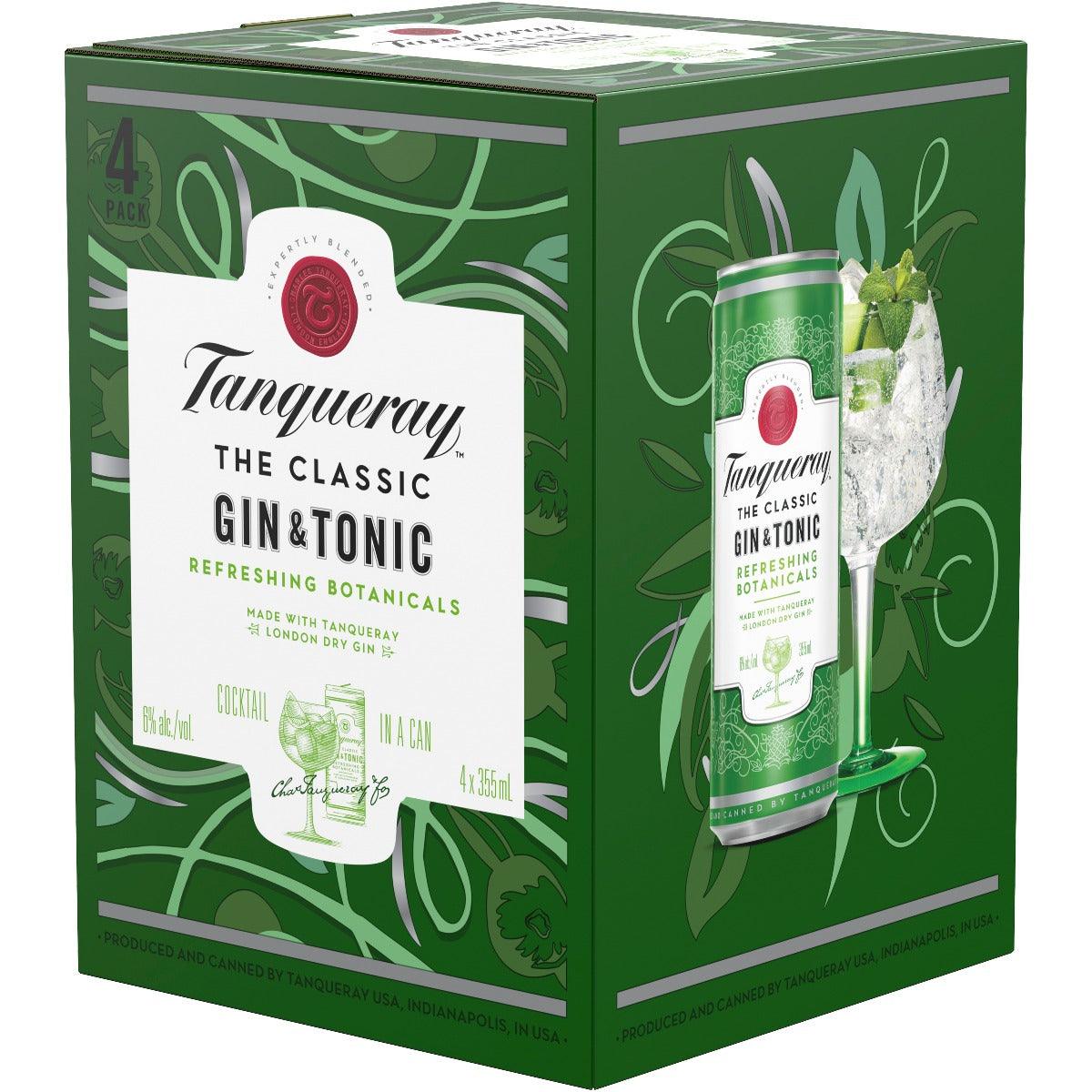 Tanqueray The Classic Gin & Tonic Canned Cocktail (4 Pack) 16.99 125 Free Shipping