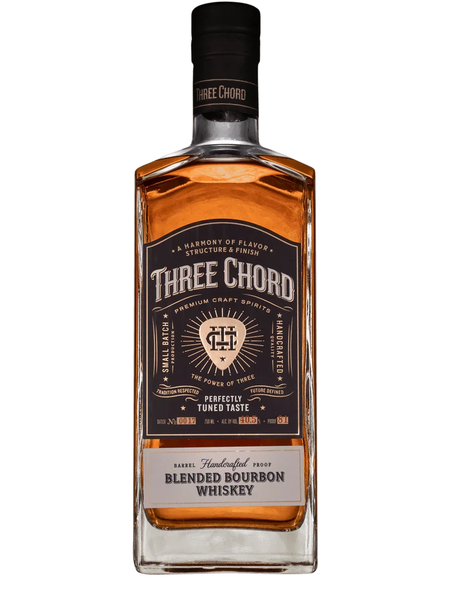 Three Chord Blended Bourbon Whiskey (750ml) Smooth, Complex, Refined
