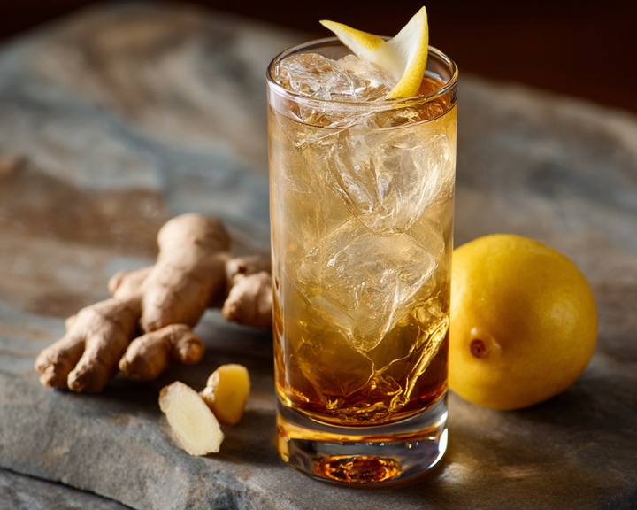 Ginger Honey Highball: Whiskey Ginger Recipe