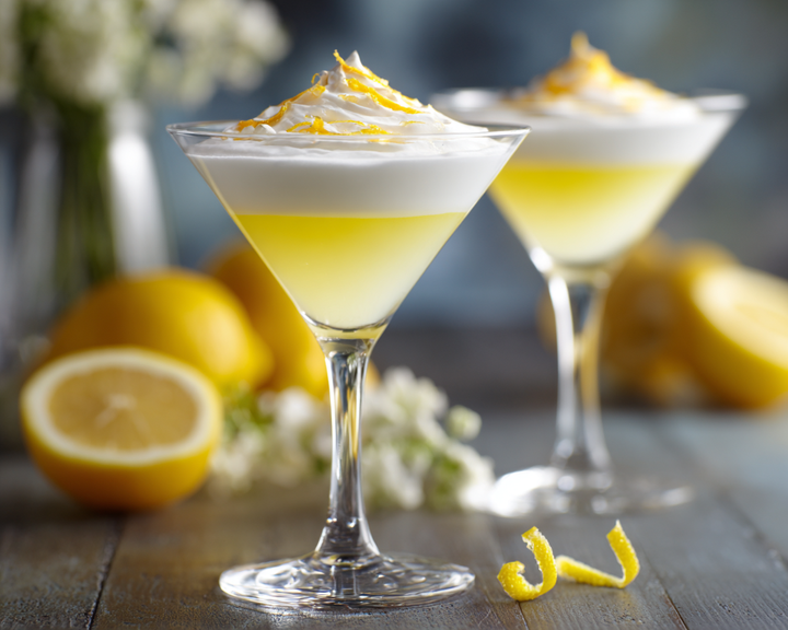Lemon Meringue Martini (Creamy Limoncello)