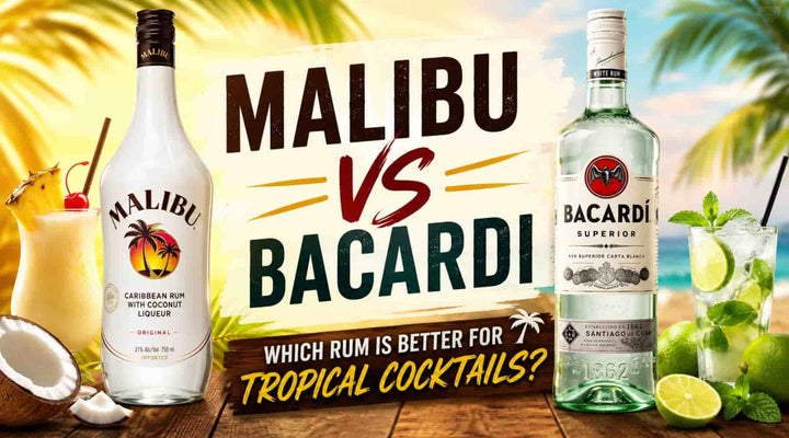 Malibu Rum vs Bacardi: Which Rum Is Better for Tropical Cocktails?