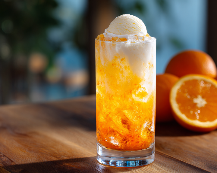 Orange Creamsicle Cocktail Float