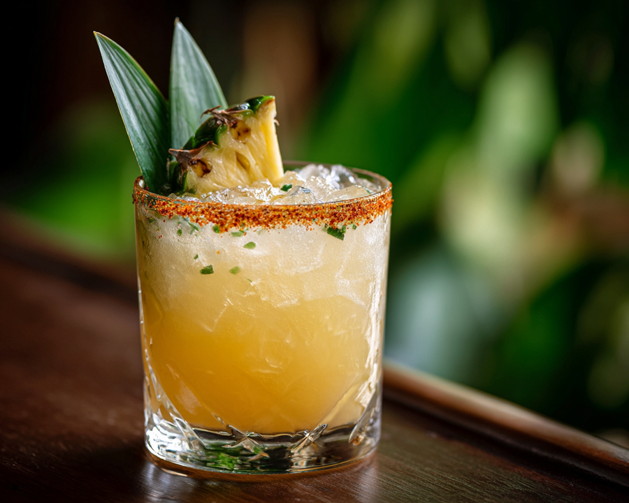 Smoke on the Island: A Smoky Pineapple Mezcal Cocktail