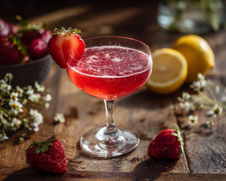 Strawberry Fields Forever Strawberry Martini