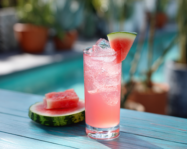 Watermelon Vodka Cocktail Highball Fizz