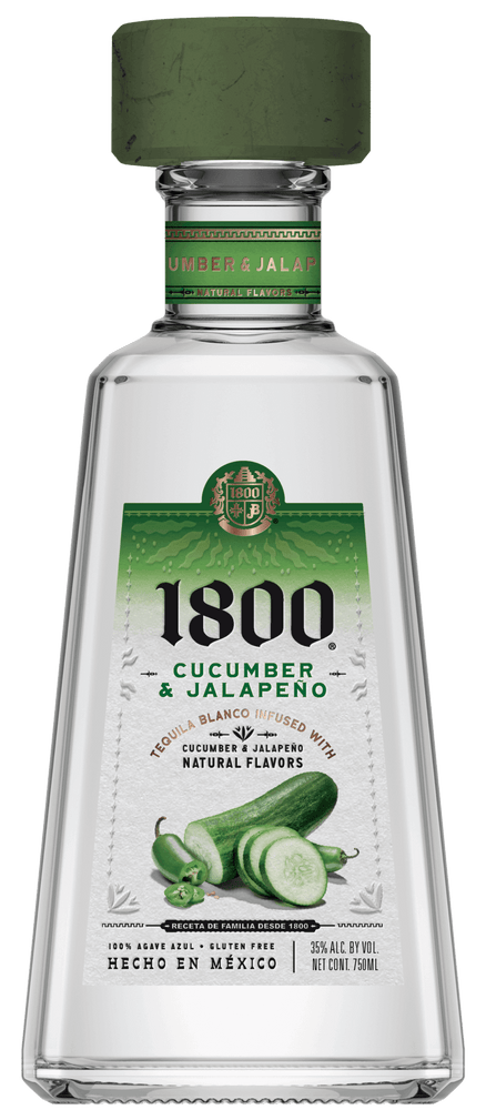 1800 Cucumber & Jalapeno Tequila (750Ml)