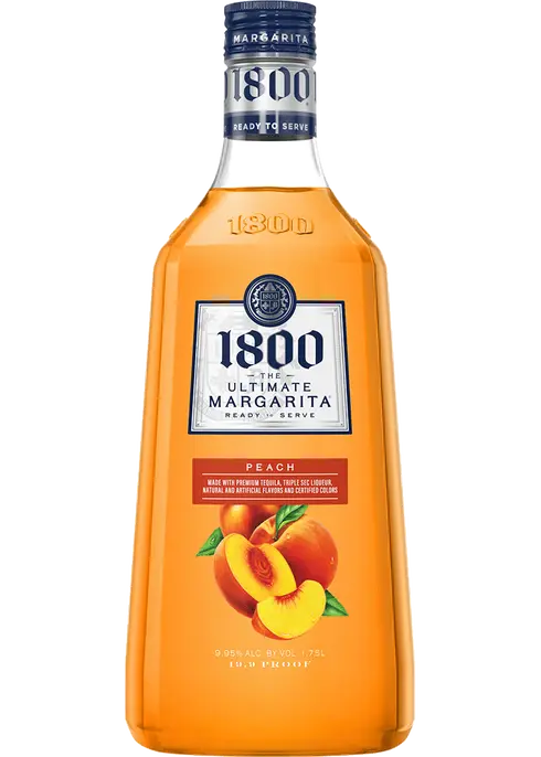 1800 Peach Ultimate Margarita - 1.75 Ltr