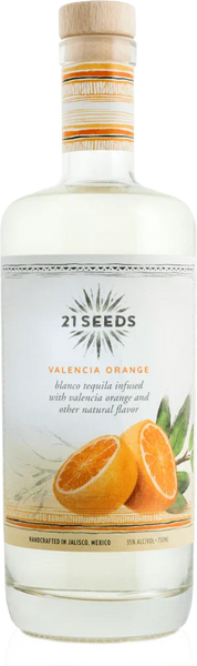 21 Seeds Valencia Orange Tequila (750Ml)