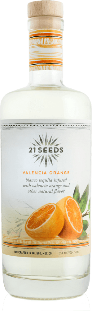 21 Seeds Valencia Orange Tequila (750Ml)