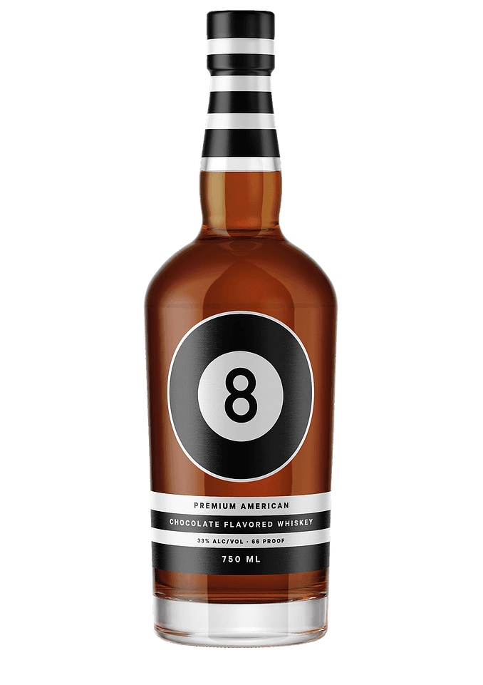 8 Ball Premium Chocolate Flavored Whiskey (750Ml)