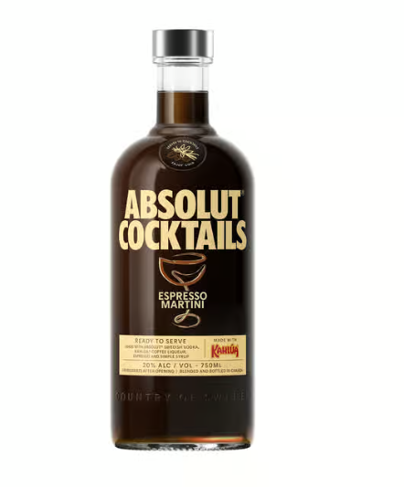 Absolut Espresso Martini (750Ml)