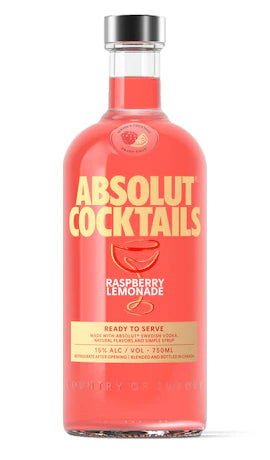 Absolut Raspberry Lemonade (750Ml)