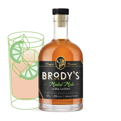 Brody's Minted Mule  - Rtd Vodka Cocktail (375Ml)