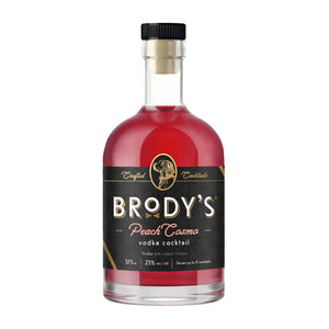 Brody’s Peach Cosmo – Rtd Vodka Cocktail (375Ml)