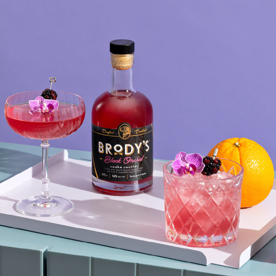 Brody’s Black Orchid – RTD Vodka Cocktail (375ml)
