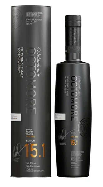 Octomore 15.1 700ml ウイスキー　未開封　最終値下げ Bruichladdich Octomore 15.1 Islay Single Malt Scotch Whisky (700Ml