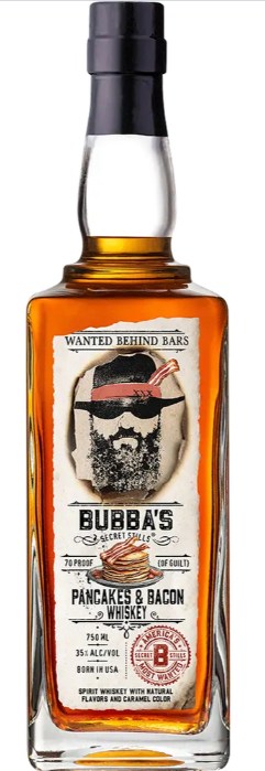 Bubba's Secret Stills Pancake & Bacon Whiskey (750Ml)