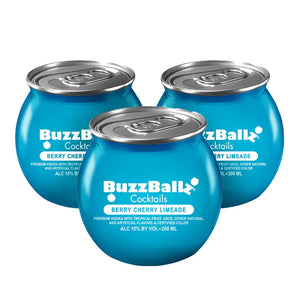 Buzzballz Berry Cherry Limeade 3 Pack (3x200Ml)