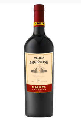 Clos d' Argentine Malbec Reserva, 750ml