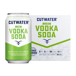 Cutwater Lime Vodka Soda Canned Cocktails (4 Pk)