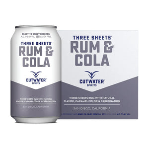 Cutwater Rum And Cola Canned Cocktails (4 Pk)