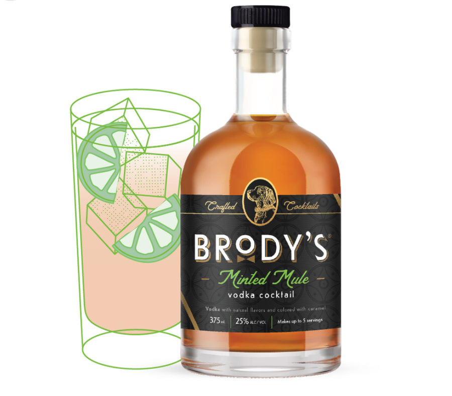 Brody's Minted Mule - RTD Vodka Cocktail (375ml)