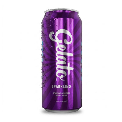 Gelato Sparkling Water: Mountain Spring (12 Pack of Cans)