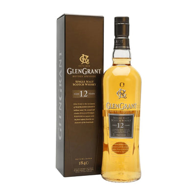 Glen Grant Rothes Speyside 12 Year Single Malt Scotch Whiskey (750Ml)