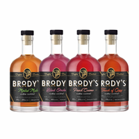 Brody’s RTD Vodka Cocktail Collection ( 4 x 375 ml )
