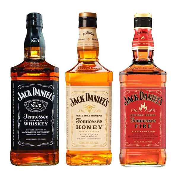 Jack Daniel's Whiskey Collection (3 Bottles)