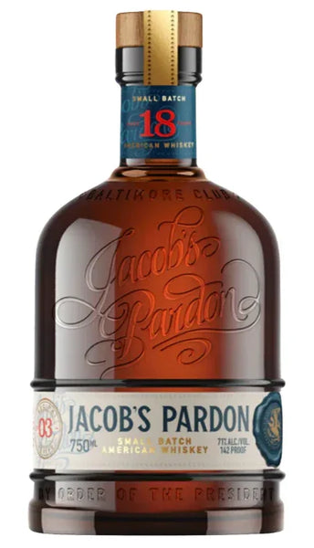 Jacob's Pardon Small Batch 18 Year American Whiskey Recipe No. 3 (750Ml)