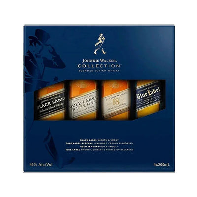 Johnnie Walker Collection 4 Pack, 200Ml Bottles
