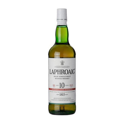 Laphroaig 10 Year Old Cask Strength Scotch Whiskey (750Ml)