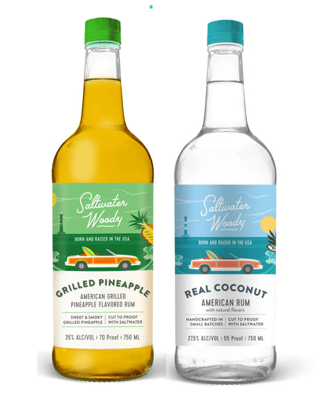 Saltwater Woody Rum – Summer Flavor Pack (2x750Ml)
