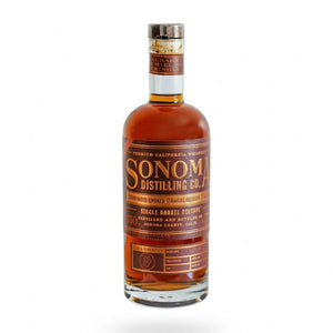 Sonoma Distilling Cherrywood Smoked Straight Bourbon Single Barrel + Master Distiller Tasting Experience + Glassware