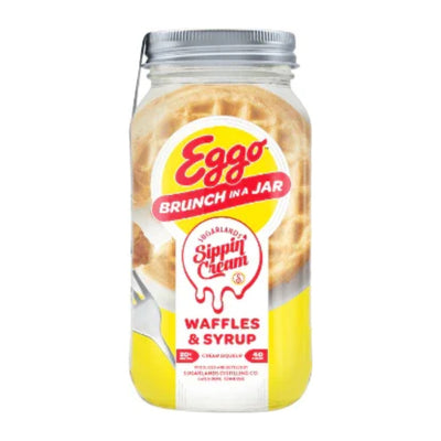 Sugarlands Shine Eggo Brunch In A Jar Waffles & Syrup Sippin Cream (750Ml)